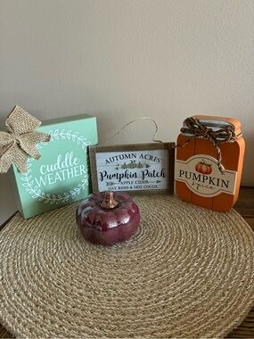 Hobby Lobby Fall Accent Set of 4 pieces